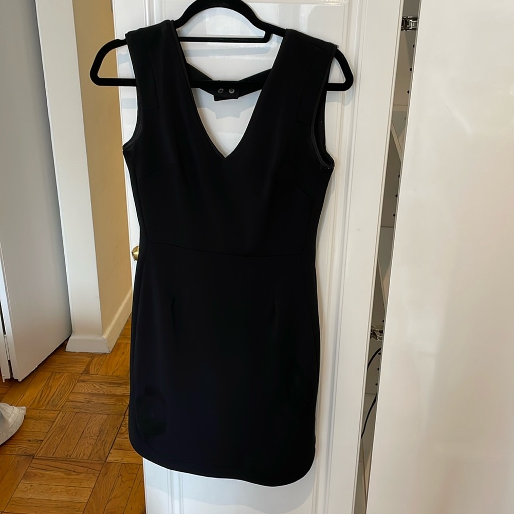 Black Cocktail Mini Dress
